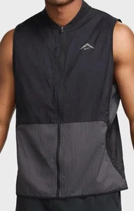 Nike Trail Aireez Running Packable Outdoor Vest Men's Black (FN4004-010) Sz XS - Picture 1 of 10