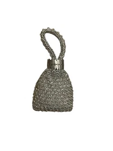 Vintage Marcus brothers Beaded Silver Expander Purse, EUC - Picture 1 of 5