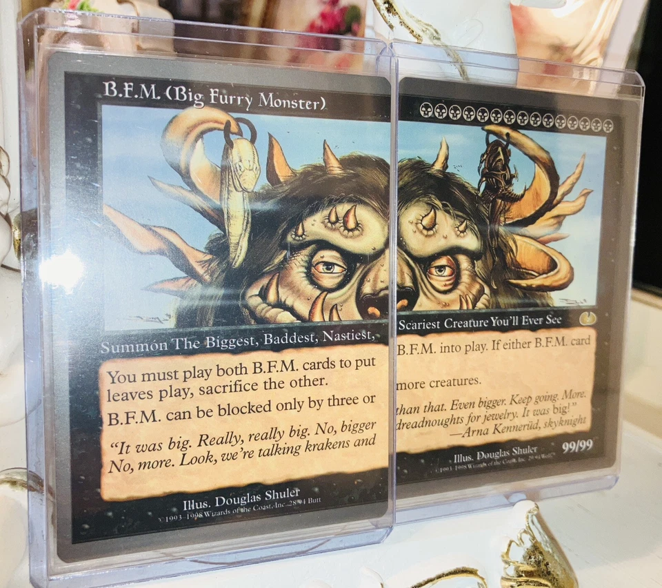 MTG B.F.M. (BIG FURRY MONSTER)  BFM SET Near Mint - Image 1 of 4