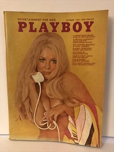 Oct 1969 Lindberg Bell Playboy w/ Centerfold & Inserts Vintage Adult Magazine - Bild 1 von 6
