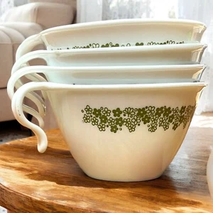 (4) Tazzine da caffè vintage Corelle Crazy Daisy manico con gancio fiori primaverili tazze da tè - Foto 1 di 24