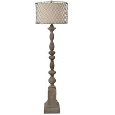 Crestview Collection CVAVP1477 Rivoire Floor Lamp Handfinished Rusted Stone