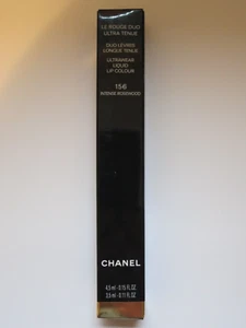 CHANEL LE ROUGE DUO COLOUR 156 INTENSE ROSEWOOD ULTRA TENUE LIQUID LIP GLOSS NEW - Picture 1 of 7