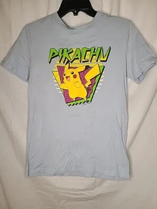 Old NAVY Pokemon Pikachu Blue Boys Size 14-16 T-Shirt - Picture 1 of 6