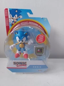 Sonic The Hedgehog Classic Sonic With Monitor Articulated Figure Jakks Pacific - Picture 1 of 7