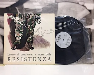BRIEFE VON ZUM TOD VERURTEILTEN DES WIDERSTANDS LP 1965 COVER RENATO GUTTUSO - Bild 1 von 3