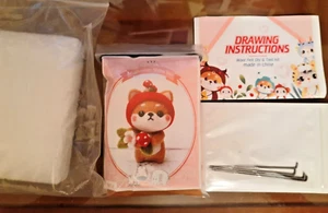Needle Felting DIY Kit Mushroom Shiba Wool Supplies Set Arts Crafts Beginner - Picture 1 of 1