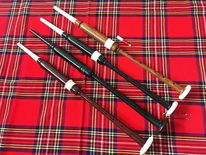 PRACTICE CHANTER Highland Bagpipes Practice Chanter Ivore Mounts With Reed - Picture 1 of 11