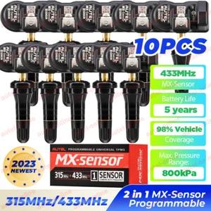 Autel TPMS MX-Sensor 315MHz&433MHz Auto Tire Pressure Sensor 2 in 1 Rubber Stem - Picture 1 of 12