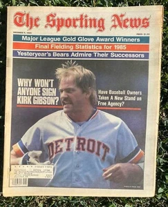 SPORTING NEWS-DEC 9, 1985-KIRK GIBSON - DETROIT TIGERS -COMPLETE MAGAZINE - Imagen 1 de 1