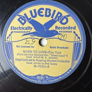 10" 78 RPM-Shep Fields-Born to Love/Little Heaven of the Seven Seas/B-7052 - Picture 1 of 4