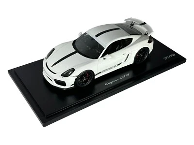 Porsche Cayman (981) GT4 1:18 - 1 of 300 - White - Spark WAX02100025 - Immagine 1 di 4