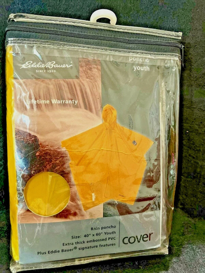 Eddie Bauer Youth Waterproof Poncho Style Eb40001