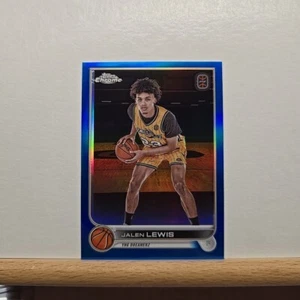 2022-23 Topps Chrome Elite OTE Jalen Lewis base BLUE Refractor 53/99 card # 12 - Picture 1 of 2