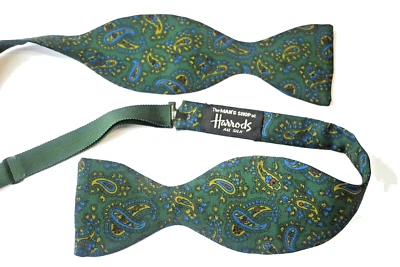 PAJARITA HOMBRE HARRODS VERDE/PAISLEY ANCHO: 2.3/8" LARGO:AJUSTABLE Foto 1 de 2