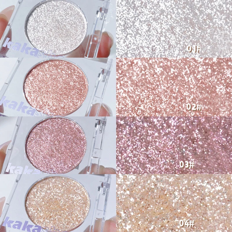 Glitter Chrome Eyeshadow Glitter Eye Shadow Mirror Shimmer Powder Beauty Tool  」 - Image 1 of 4