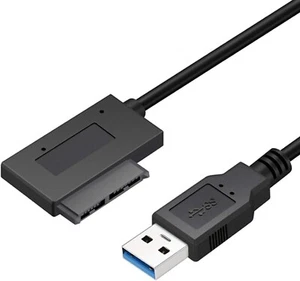 Adapter Kabel USB 3.0 Auf SATA 7 + 6 13Pin Laufwerksleitung Für Laptop CD DVD Ro - Bild 1 von 5