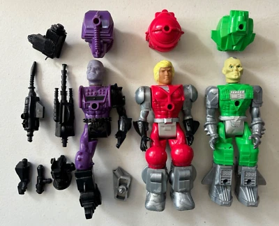 1983 Remco Mantech Figures Robot Android Warriors Negatech Solartech Doomtech - Image 1 of 4
