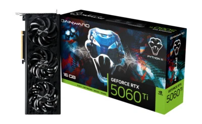 Gainward GeForce RTX 5060 Ti Python III, 16 GB GDDR7 128 Bit 7680 x 4320 Pixel - Bild 1 von 4