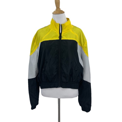 Giacca a blocchi New Look Supreme Retro Love Windbreaker donna XL foderata in rete colore