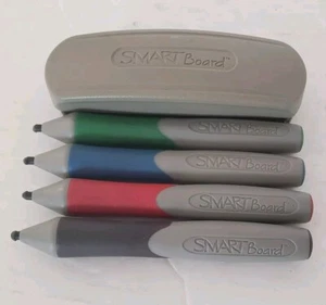 SmartBoard Stylus Marker Stifte & Radierer (rot, grün, blau, schwarz) - Bild 1 von 4
