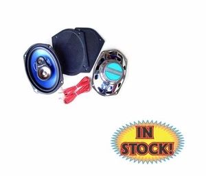 Custom Autosound CAM-693C - 6" x 9" 3-Way 200 Watt Speakers with Flat Grilles - Picture 1 of 4