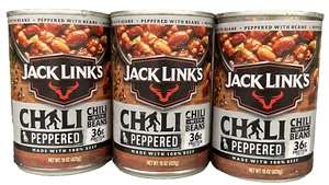 Jack Link's Peppered Chili with Beans 15 oz (3 Cans) - Picture 1 of 1