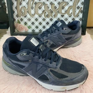 New Balance 990v4 Mens Size 11.5 D Made In USA Navy White Athletic Shoes Sneaker - Picture 1 of 7