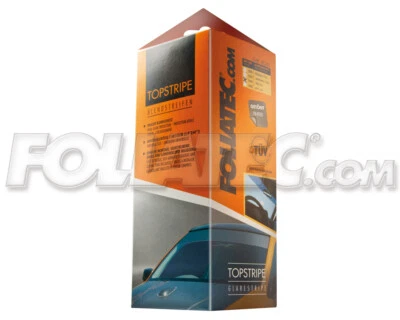 Foliatec TOPSTRIPE Sonnen-Blendstreifen schwarz 15 x 152 cm - Bild 1 von 3