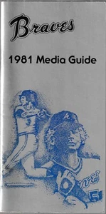 Guía de medios de béisbol de los Atlanta Braves 1981 - Imagen 1 de 2