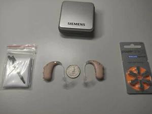 Digital Hearing Aids Siemens Impact M / L Open Fitting BTE Wireless/Bluetooth - Picture 1 of 4