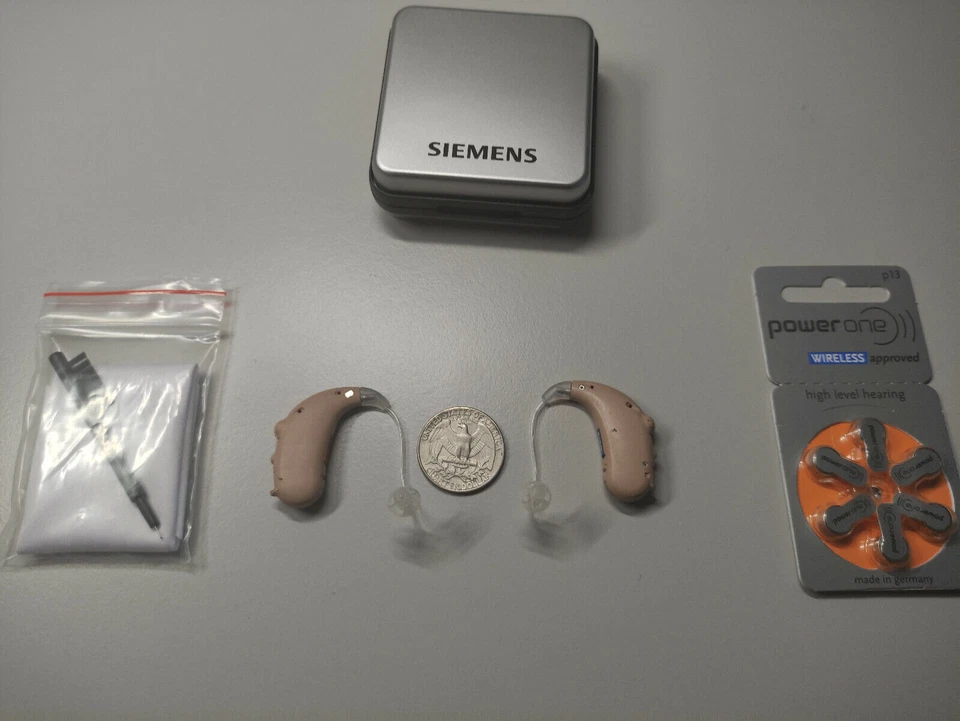 Digital Hearing Aids Siemens Impact M / L Open Fitting BTE Wireless/Bluetooth - Image 1 of 1