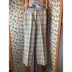 Pantalones de Colección Años 70 Deadstock Tejidos Crema, Gris, Beige JcPenney Bell Bottom - Imagen 1 de 8