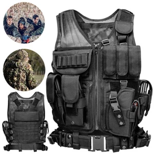 Bundeswehr Einsatzweste Armee Tactical Vest Bw Taktische Weste 12-Taschen Neu - Bild 1 von 24