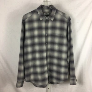 Horny Toad Mens Long Sleeve Shirt Gray Plaid S - Picture 1 of 12