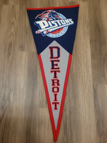 Detroit Pistons Winning Streak Embroidered Pennant Cover