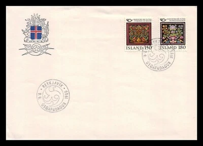 Iceland 1980 FDC, Norden V. Old Applied 19th Century Art. Lot # 2. - Image 1 of 2