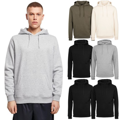 SACAI Build Your Brand Heavy Hoody Confezione da 2 Felpe con Cappuccio Hoodie Brushed Fleece Uomo