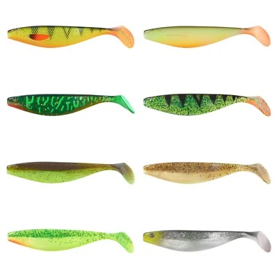 Balzer Shirasu Booster Shad 2.0 Gummifisch Hecht Zander Barsch 10-23cm UV-aktiv - Bild 1 von 4