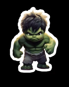 The Incredible Hulk Baby 4 Inch Graphic Laptop Marvel Comic Sticker - Picture 1 of 1