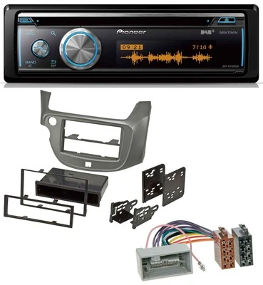 Pioneer MP3 DAB USB CD Bluetooth Autoradio für Honda Jazz (ab 2009) - silber - Bild 1 von 4