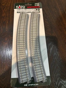 HO scale KATO 2-242 Concrete Double Track  Superelevated Easement Curve 28 3/4" - Picture 1 of 1