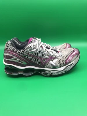 Mizuno Women’s Wave Creation 17 Running Shoes Purple Pink Gray SZ 8 - Image 1 of 4