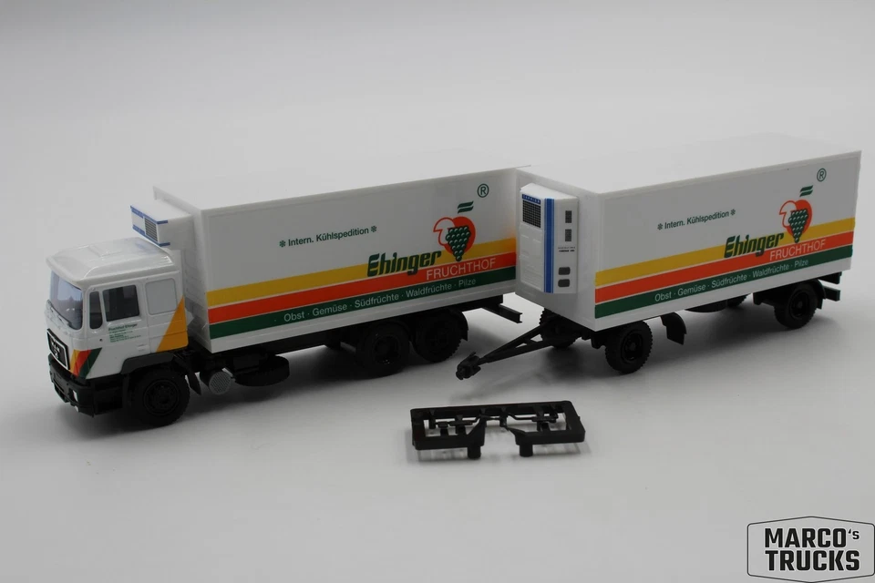 AWM MAN F90 refrigerated trailer truck "Ehinger Fruchthof" 1:87 /AW3099 - Image 1 of 1