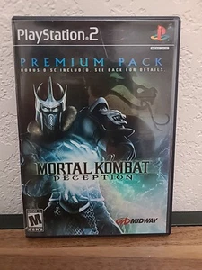 Mortal Kombat Deception Premium Pack - Playstation 2 PS2 (2004) - Foto 1 di 7