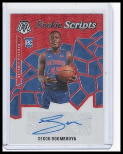 2019-20 Panini Mosaic - Sekou Doumbouya - Rookie Scripts Red Wave Auto - Picture 1 of 2