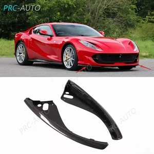 Dry Carbon Fiber Exterior Front bumper corner guard For Ferrari 812 2018-2024 - Picture 1 of 10