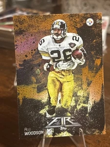 2014 Topps Fire - Rod Woodson #5 Foil Flame Steelers HOF - Bild 1 von 2