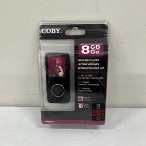 Coby MP620 8GB Video MP3 Player FM Radio LCD Screen Black Brand New Sealed - Picture 1 of 3