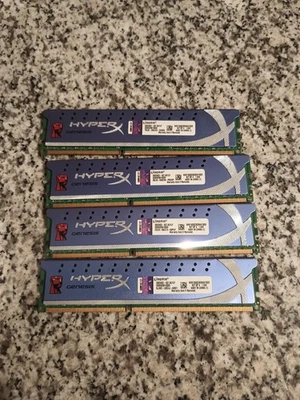 Kingston KHX1600C9D3K2/16GX HyperX Genesis 12GB (4GBx3)DDR3-1600 PC3-12800 RAM - Image 1 of 3